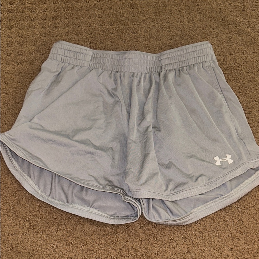 Under Armour Women's Light Gray Athletic Shorts